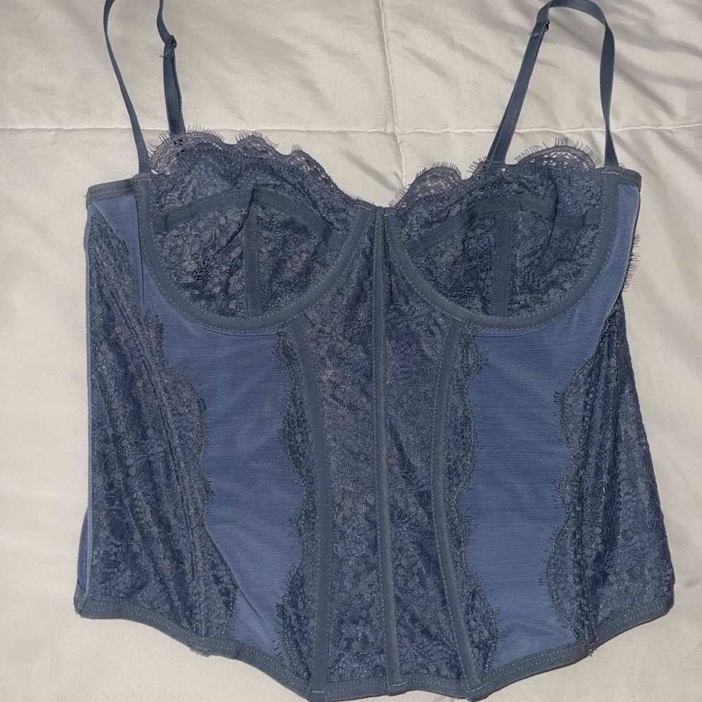 Basically New Corset Top Worn Once!! Size L! Urba… - image 2
